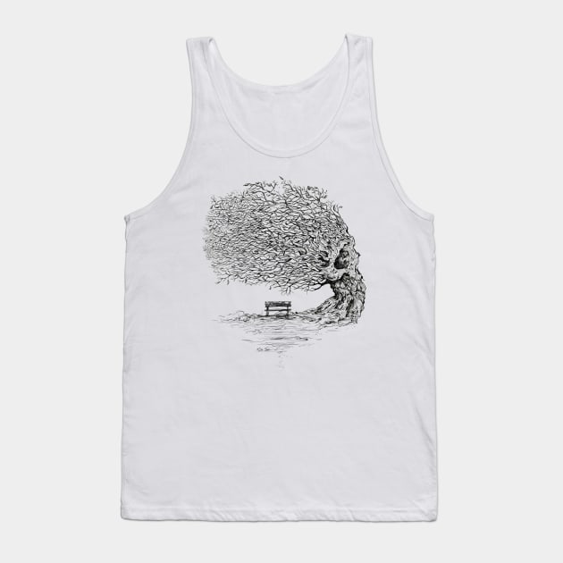 Dead tree Tank Top by Ottyag